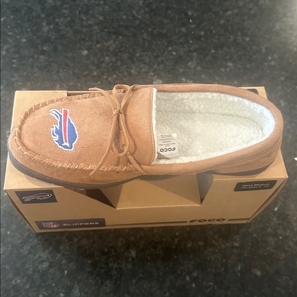 Buffalo Bills Tan Loafers by FOCO